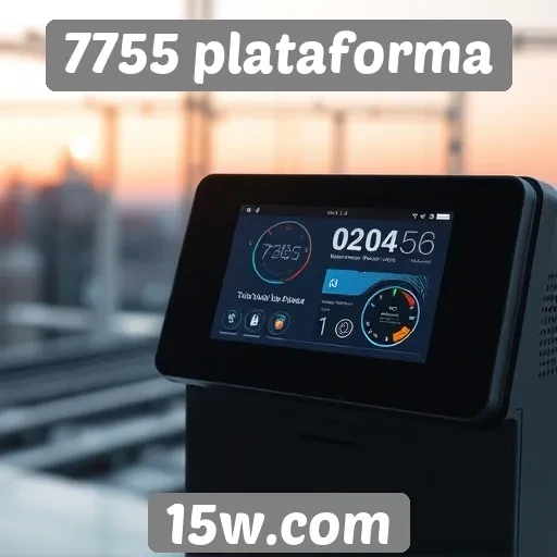 Experiência do usuário na interface da 7755 plataforma