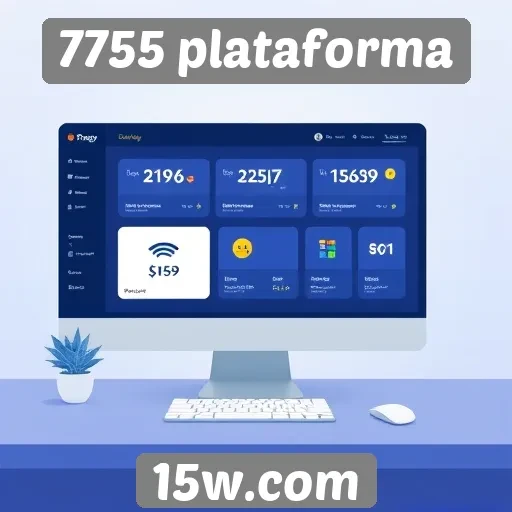 Interface do usuário da 7755 plataforma é intuitiva